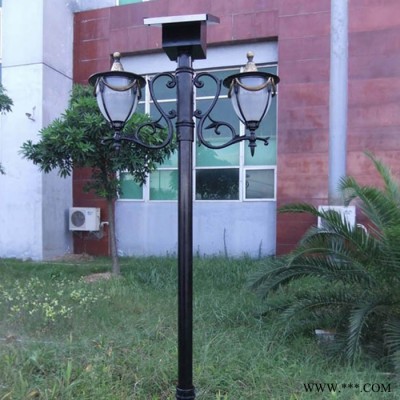 小區照明燈_太陽能庭院燈_歐式太陽能庭院燈