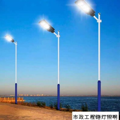 風光互補太陽能路燈 鑫瑞達太陽能景觀燈 單臂道路燈定制