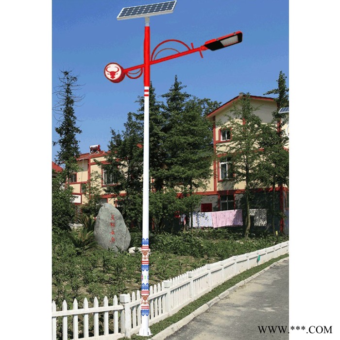 晨軒太陽能路燈廠家照明系列道路太陽能少數民族燈