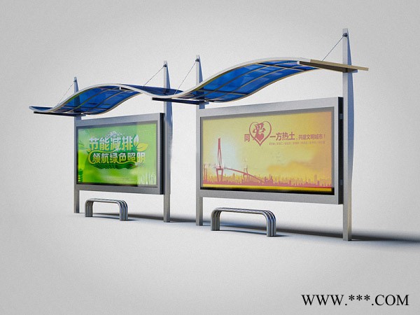 瀏陽地區太陽能垃圾箱 滾動燈箱 **