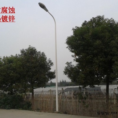 新農(nóng)村6米太陽能路燈 市電農(nóng)村道路燈 LED自彎臂路燈
