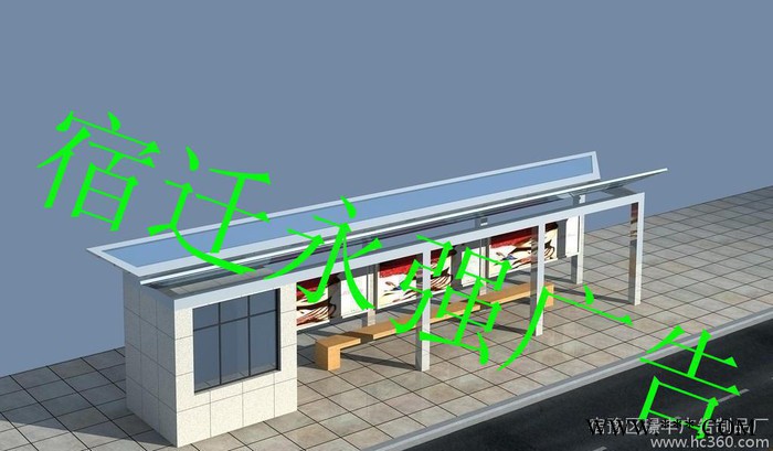 永強yq59濟寧候車廳燈箱 太陽能候車亭廠家