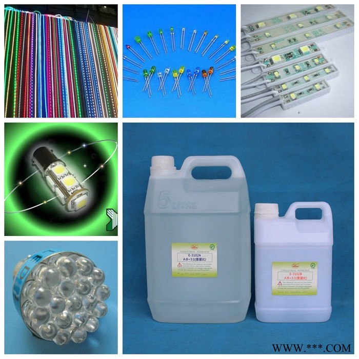 翼馬E-3102灌封膠用于PC板上電子產(chǎn)品零器件變壓器連接器LED燈飾燈帶軟燈條太陽能面板太能飾品電子元器件的批覆灌封