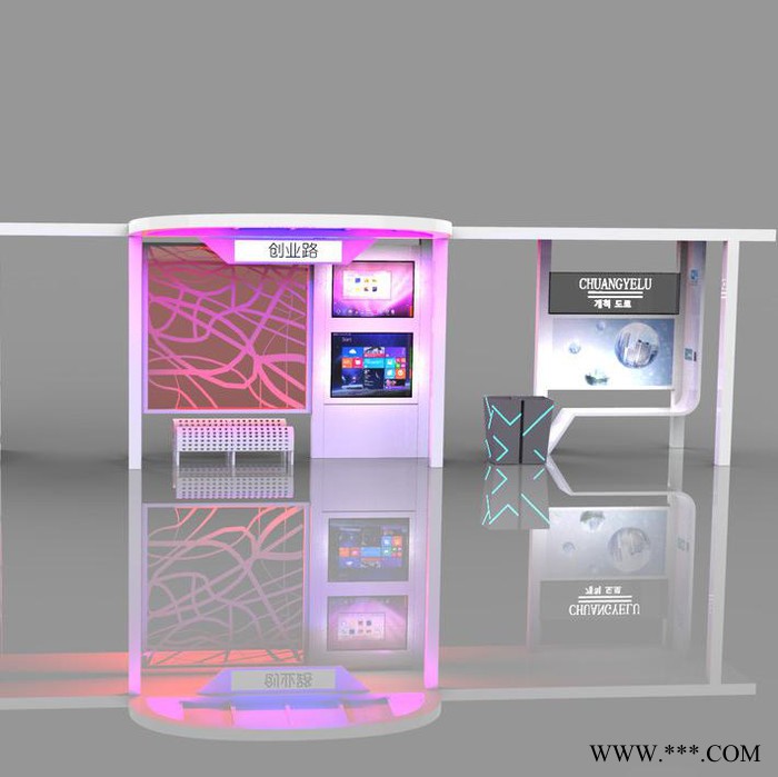 星網銳捷 城市候車亭定制 公交車停靠牌 大燈箱候車亭可換畫面 -太陽能候車亭