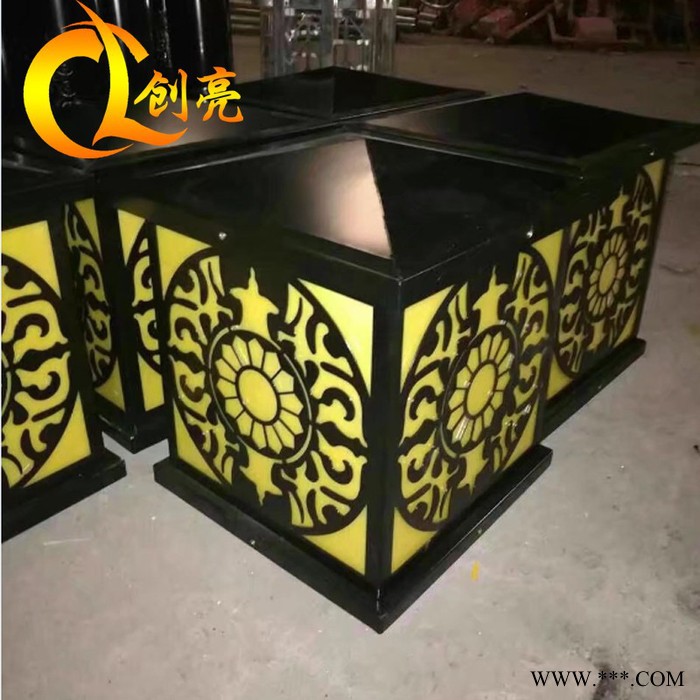 中山市創(chuàng)亮戶(hù)外照明CL-2247 歐式特色太陽(yáng)能柱頭燈 全銅柱頭燈 花園圍墻燈 防水門(mén)柱燈