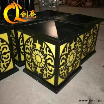 中山市創(chuàng)亮戶(hù)外照明CL-2247 歐式特色太陽(yáng)能柱頭燈 全銅柱頭燈 花園圍墻燈 防水門(mén)柱燈