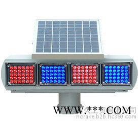 太陽能雙面爆閃警示燈，交通警示燈，爆閃燈