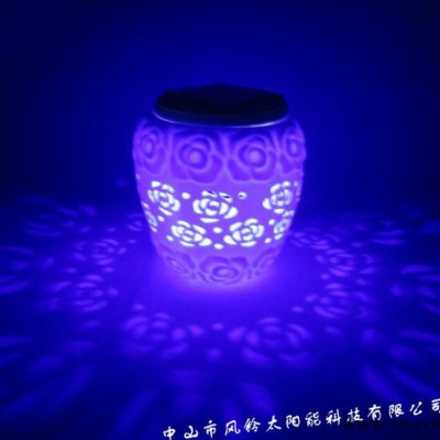 工廠 款太陽能陶瓷燈、太陽能小夜燈、太陽能吧臺燈