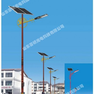 鋰電太陽能6米路燈  德州新農村建設太陽能led燈天津太陽能路燈山東普碩光電