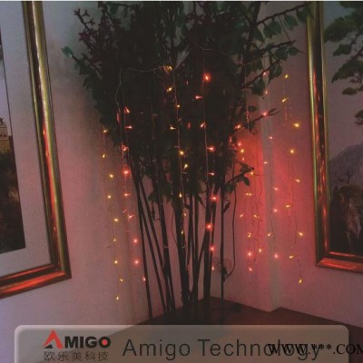 10米80燈F5裝飾燈串 節慶燈彩裝飾 圣誕燈串 太陽能銅線燈串