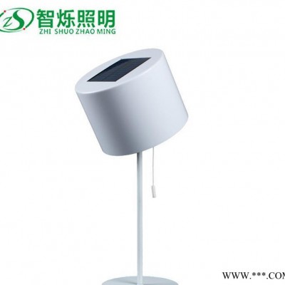 創(chuàng)意拉線式護(hù)眼太陽能LED臺(tái)燈室內(nèi)臥室床頭太陽能夜燈熱賣