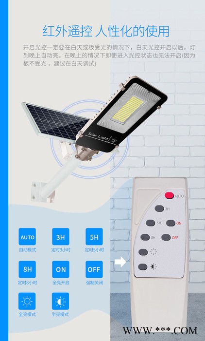 AE照明AE-TYN-03 太陽能路燈新款新農村改造專用款、一體太陽能路燈、太陽能路燈 10W30W50W100W