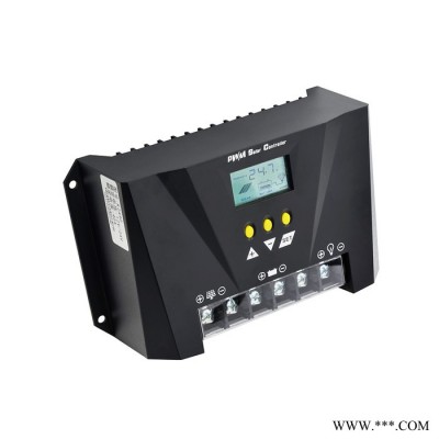 欣頓批發光伏充電控制器40A 12V/24V自動切換 液晶顯示pwm控制器