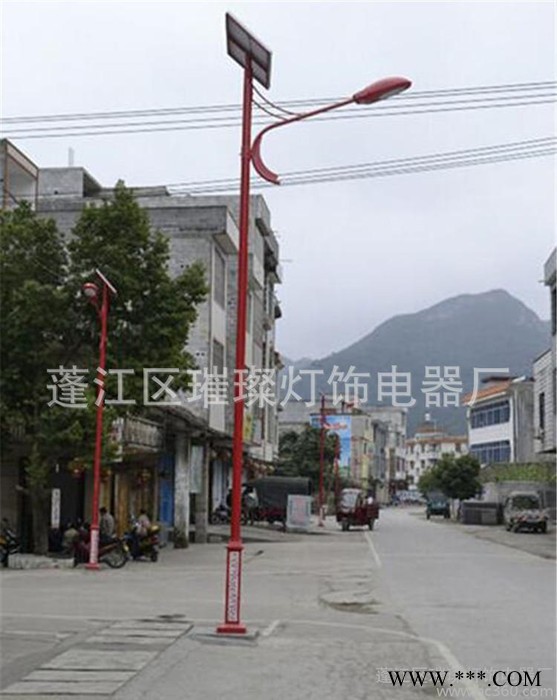 璀璨 LED太陽能路燈廠家  太陽能節能路燈 鋰電池路燈