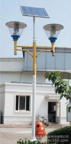 供應[**]雙燈頭太陽能庭院燈  太陽能路燈
