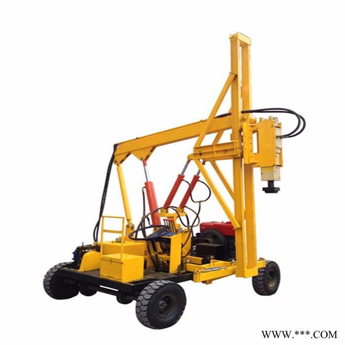 260液壓 光伏打樁機廠家 公路護欄打樁機