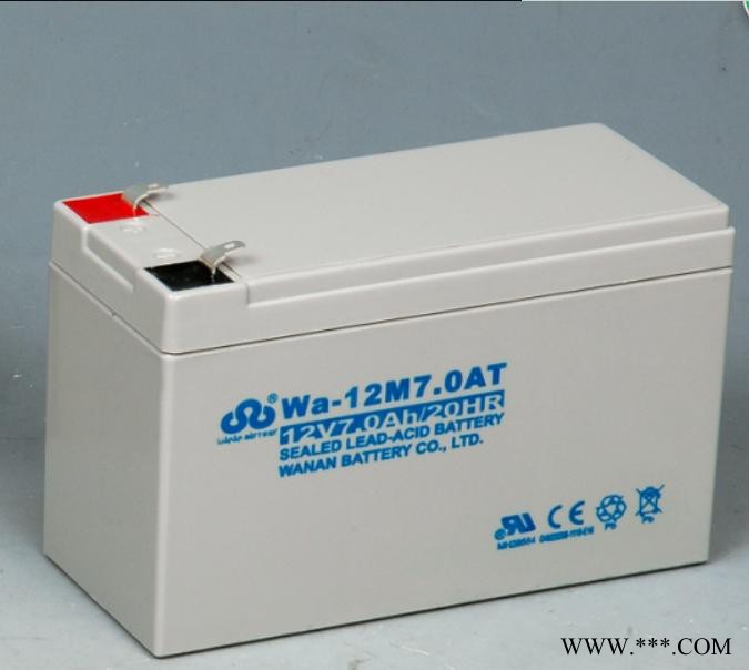 吉林省12V1.3AH萬安蓄電池WA-6M7.0AC太陽能電池