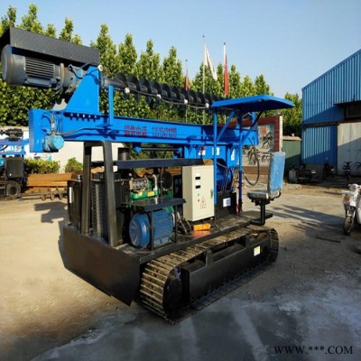 光伏打樁機 履帶式螺旋打樁機光伏履帶打樁機