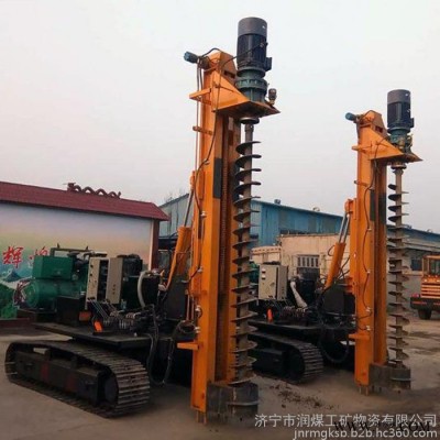 光伏打樁機 液壓打樁機 履帶式打樁機 履帶地基打樁機 **