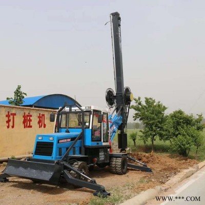 程煤CMR-820鎖桿挖鉆機打光伏打樁機180度輪式旋挖鉆機