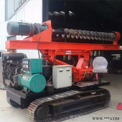 太陽能光伏履帶式打樁機價格  太陽能光伏履帶式打樁機型號