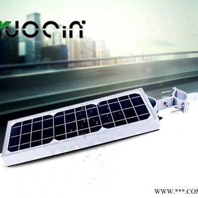 太陽能路燈生產 LED人體感應一體化太陽能路燈 庭院道路照明