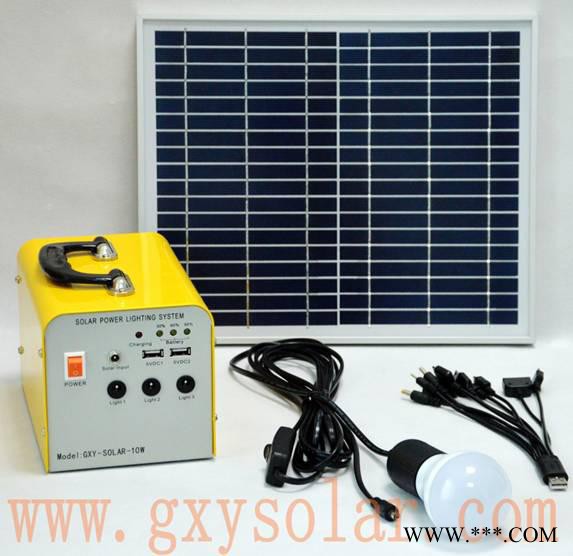 供應10W太陽能發電系統