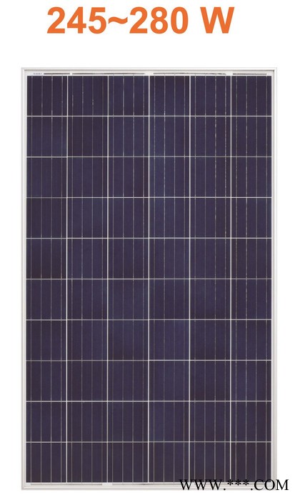 供應(yīng)佳潔牌245-280瓦多晶太陽能電池板