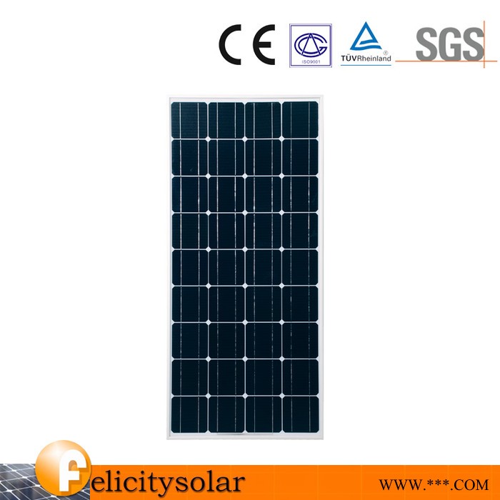 供應100W單晶太陽能板/太陽能組件/太陽能系統/太陽能電池板 高效節能