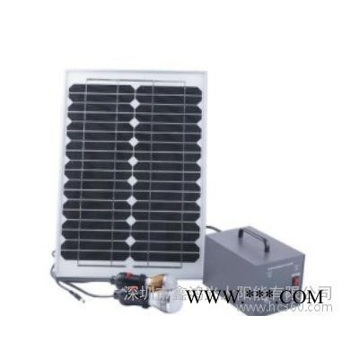 工廠供應(yīng)20W家用便攜式小系統(tǒng) 家庭專用 配高效膠體電池 單晶太陽能