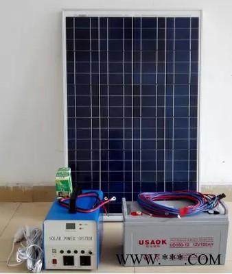 億諾藍1000W光伏發電設備 太陽能發電系統（標配）太陽能光伏電站 離網光伏 光伏獨立電源 光伏發電 儲能