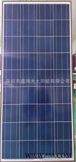 工廠供應中東光伏組件150W/18V咖啡色多晶太陽能電池板，150W多晶太陽能電池組件