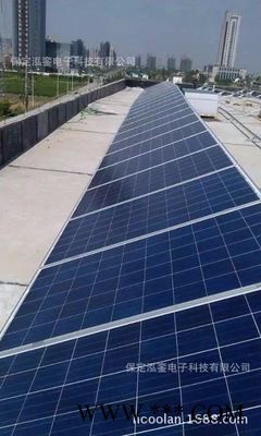 河北廊坊地區 10千瓦太陽能發電系統 光伏發電 太陽能電池板英利