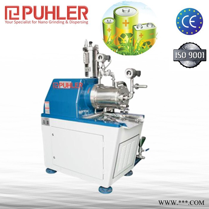 派勒PUHLER**納米砂磨機專用于磷酸鐵鋰電池納米研磨機 電池材料砂磨機