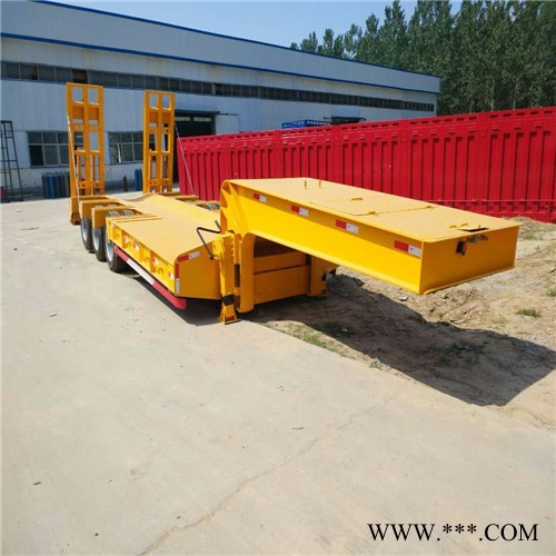 13米抽拉式低平板半掛車 風力發電機運輸專用半掛車