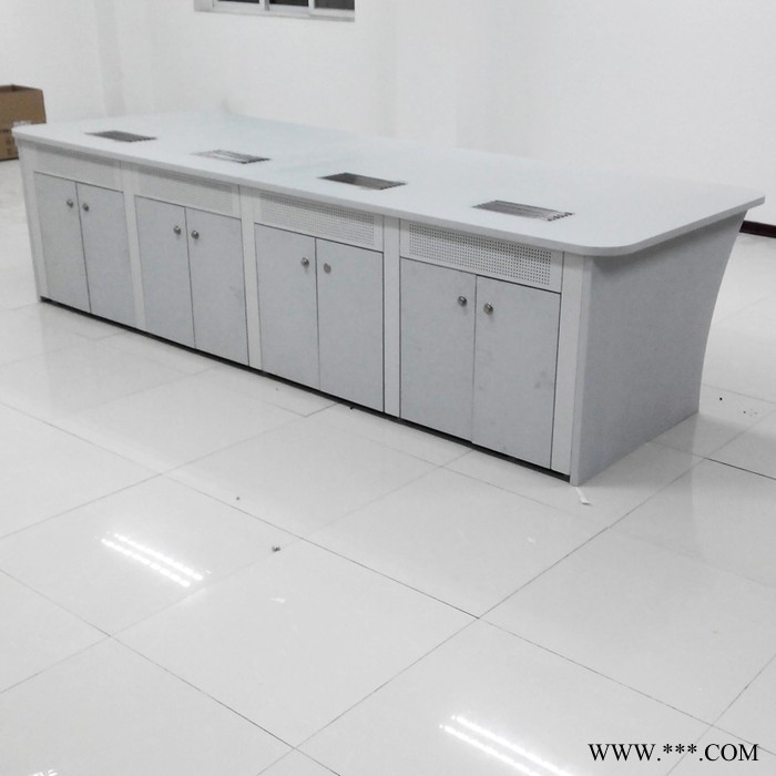 中創(chuàng)美 樂陵華電風(fēng)力發(fā)電站指揮控制臺 風(fēng)力發(fā)電站控制室操作臺廠家 低價位控制臺定制