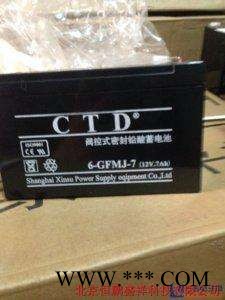 CTD西替帝6GFM24/12V24AH閥控式密封蓄電池 太陽能儲備電源 風力發電 消防應急照明UPS不間斷電源
