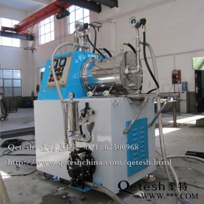 上海奎特直銷 農藥專用砂磨機 臥式珠磨機 涂料研磨機 磷酸鐵鋰砂磨機 石墨烯砂磨機 操作簡單 效率高