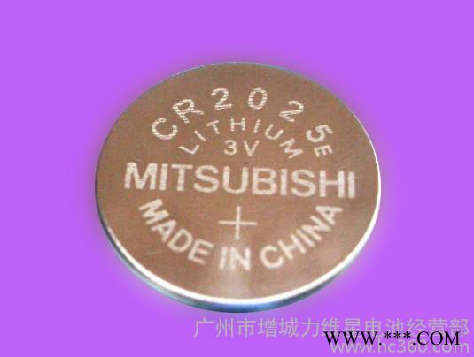 供應三菱MitsubishiCR2025紐扣電池，鋰錳電池
