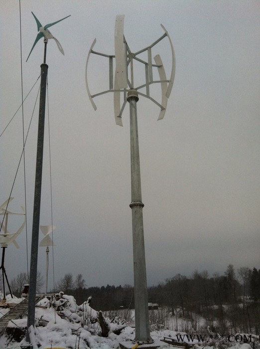 2kw 垂直軸風力發電機風光互補發電系統