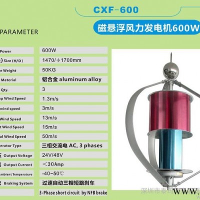600W風(fēng)力發(fā)電機(jī)，小型垂直軸，磁懸浮，風(fēng)光互補(bǔ)發(fā)電系統(tǒng)，風(fēng)機(jī)