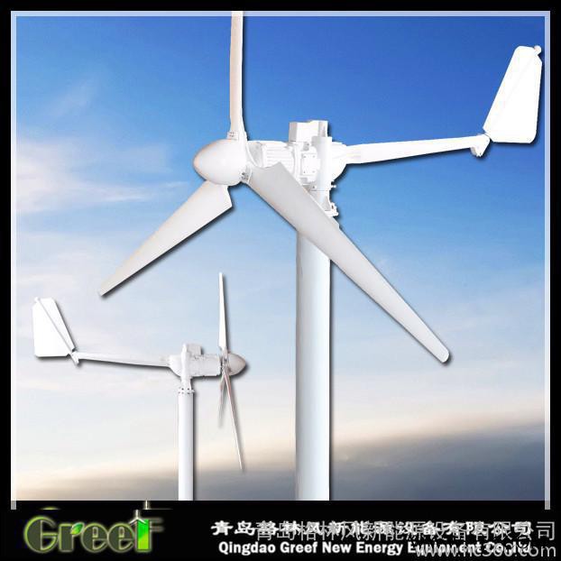 供應5KW風力發電機，風光互補系統別墅專用小型風力發電機組