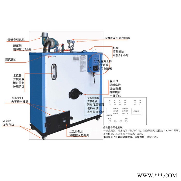 全自動 1噸生物質鍋爐  生物質鍋爐 橋梁養(yǎng)護生物質蒸汽發(fā)生器廠家