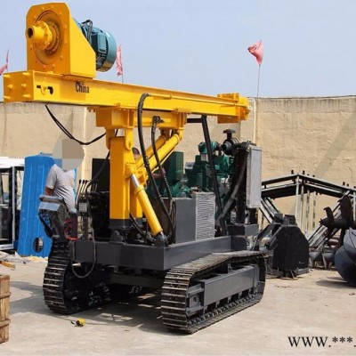 太陽能光伏打樁機  履帶式光伏打樁機,**