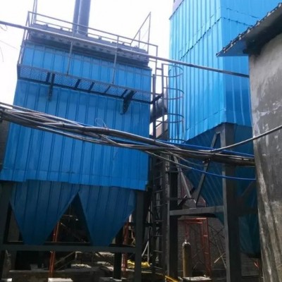 清遠英德7噸生物質鍋爐配套布袋除塵器