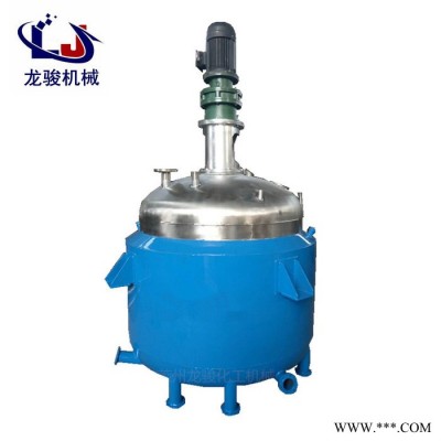 龍駿2000L鋰電池負極材料生產設備 鋰電池專用反應釜 不銹鋼電加熱攪拌罐