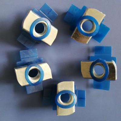 海鹽惠德發專業生產定制各種光伏塑翼螺母，非標塑翼螺母，彈簧螺母，T型螺母，鎖扣螺母