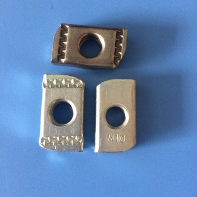 海鹽惠德發專業生產定制各種光伏方塊螺母，彈簧螺母，T型螺母，鎖扣螺母