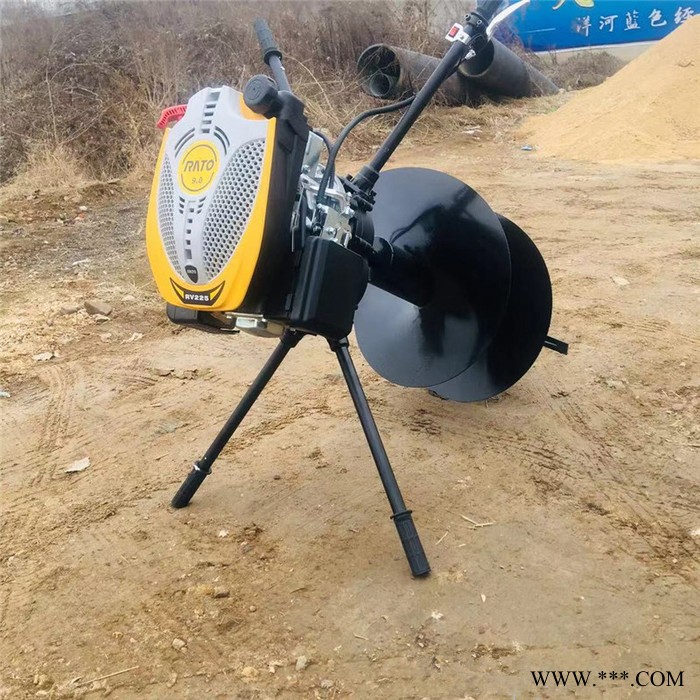 栽水泥柱子挖窩機(jī) 光伏發(fā)電樁打坑機(jī) 畜牧圍欄打孔機(jī)廠家