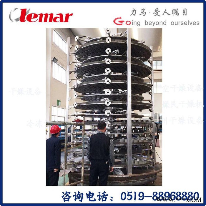 常州力馬-三元鋰電池正極材料干燥機PLG-2200/16、氫氧化鋰PLG-3000/12盤式連續干燥機